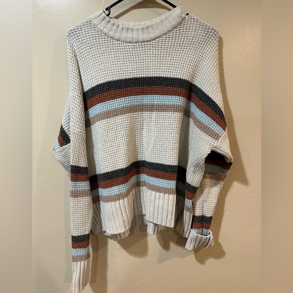 Gently Worn Striped Sweater // Perfect Fall Sweater
